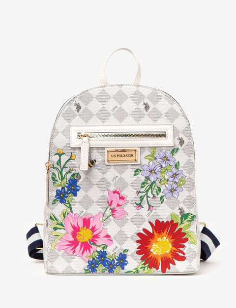 FLORAL DIAMOND BACKPACK - U.S. Polo Assn.