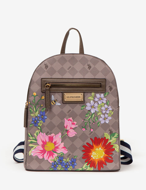 FLORAL DIAMOND BACKPACK - U.S. Polo Assn.