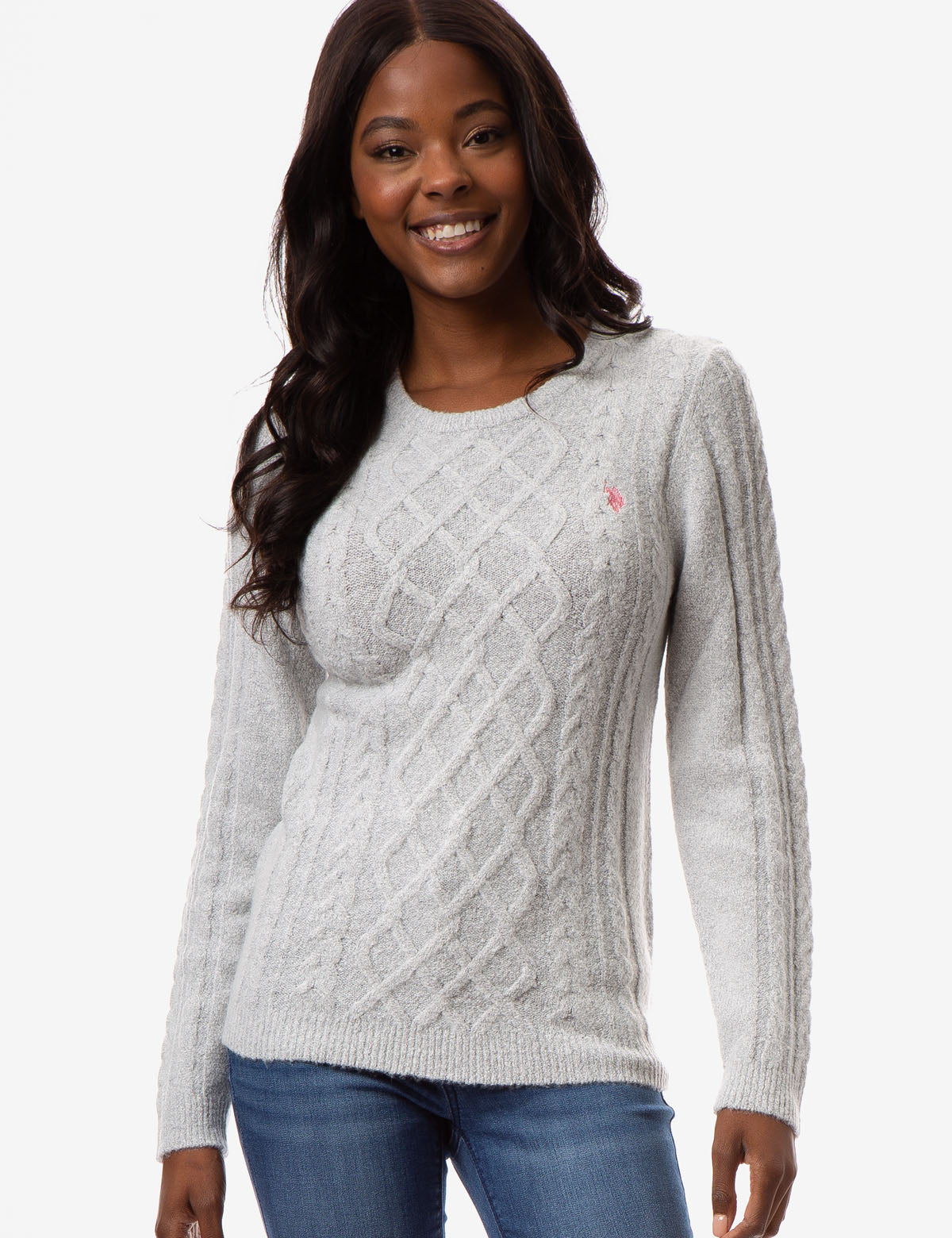 Us polo assn grey sweater Clearance