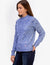 MOCK NECK MARLED CABLE KNIT SWEATER - U.S. Polo Assn.