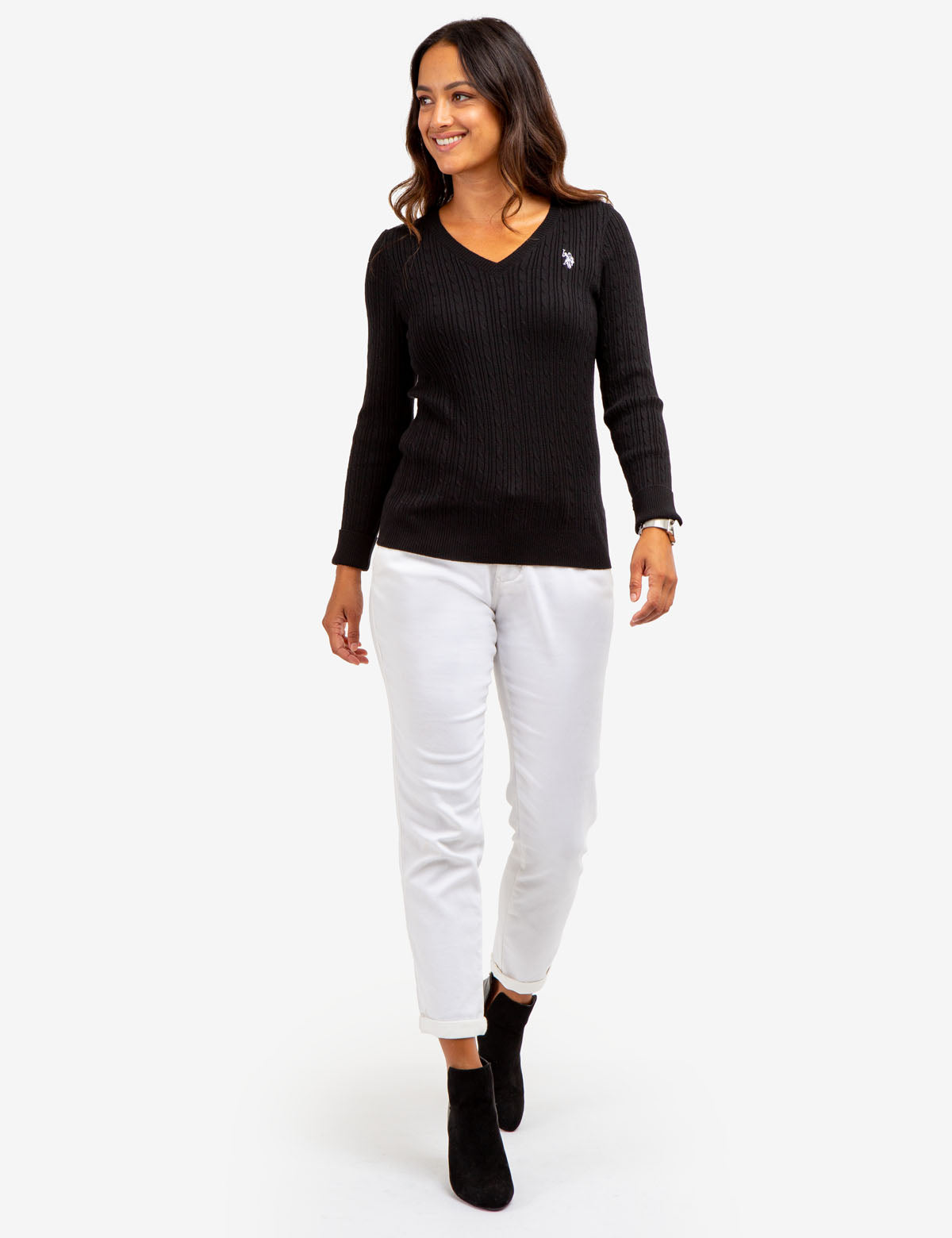 Super Soft Polo Sweater True Red