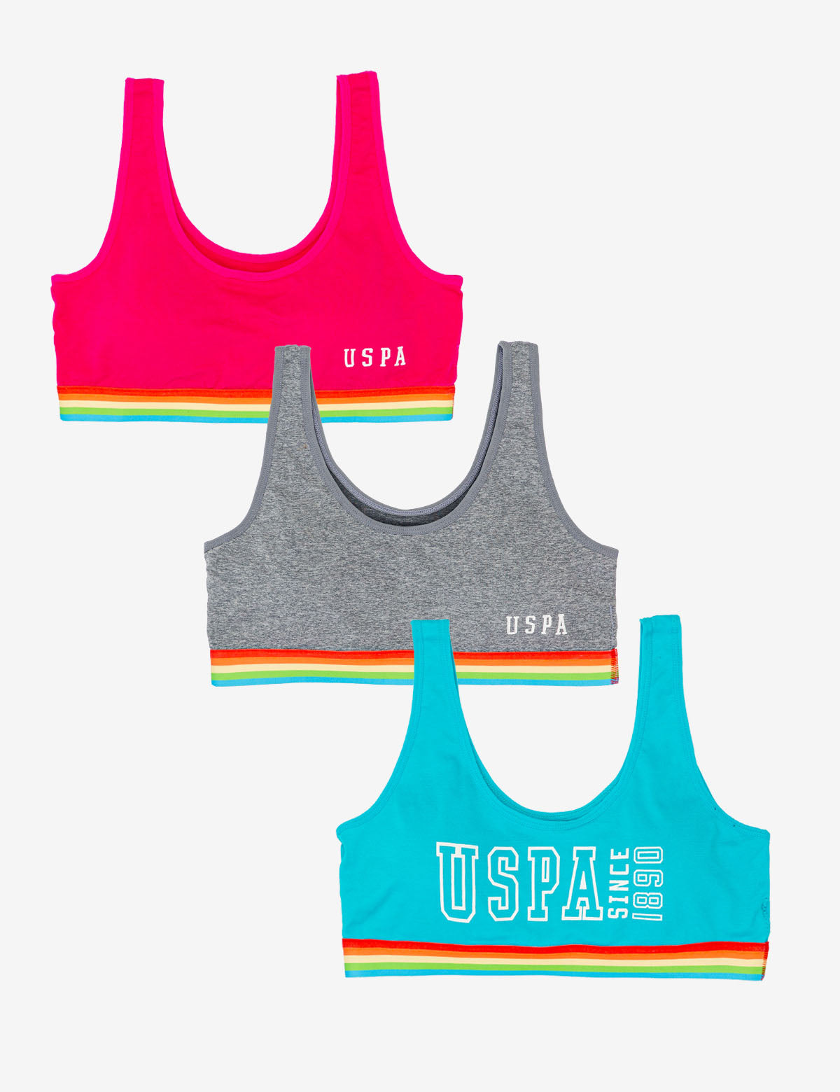 PRIDE 3 PACK SEAMLESS BRAS