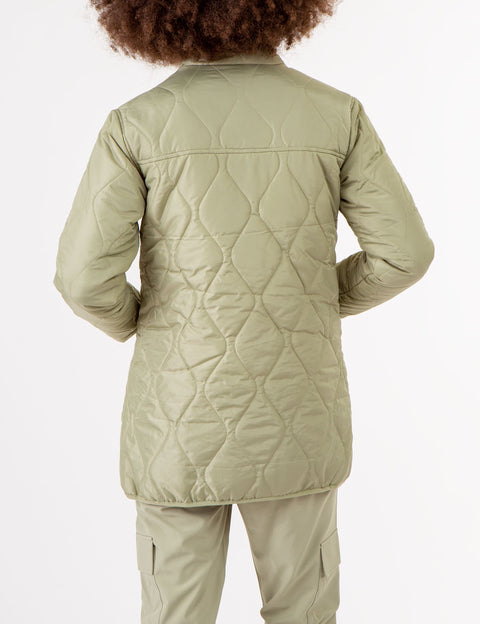 QUILTED JACKET WITH SNAPS - U.S. Polo Assn.