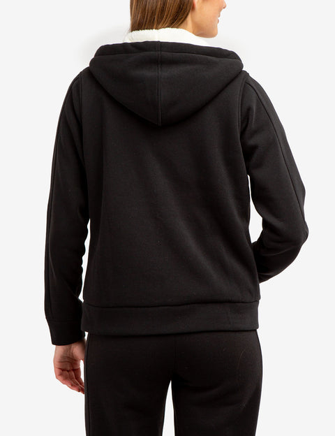 SHERPA LINED EMBOSSED HOODIE - U.S. Polo Assn.