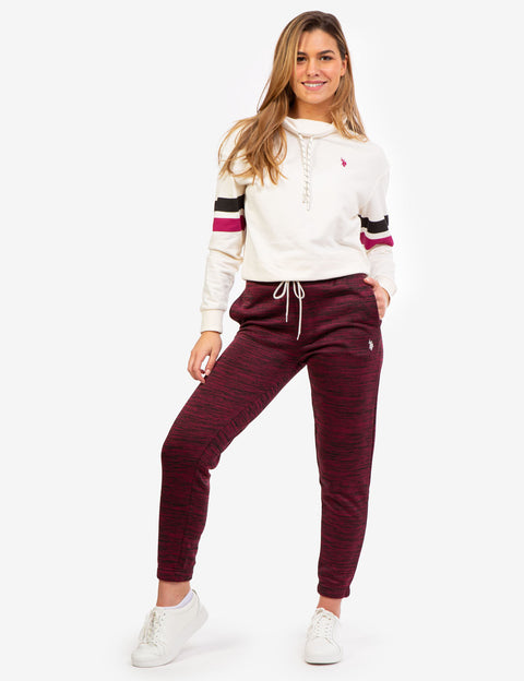 STRIPE SLEEVE COWL NECK SWEATSHIRT - U.S. Polo Assn.