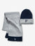 CUFF KNIT REVERSIBLE BEANIE AND SCARF SET - U.S. Polo Assn.