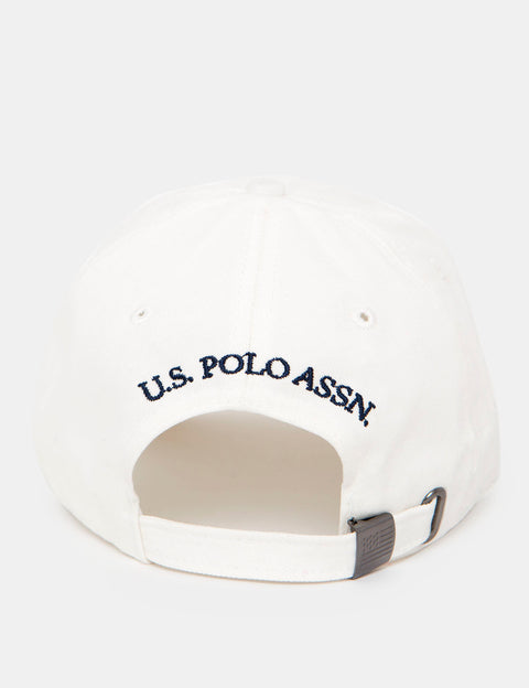 SOLID LARGE LOGO BASEBALL CAP - U.S. Polo Assn.