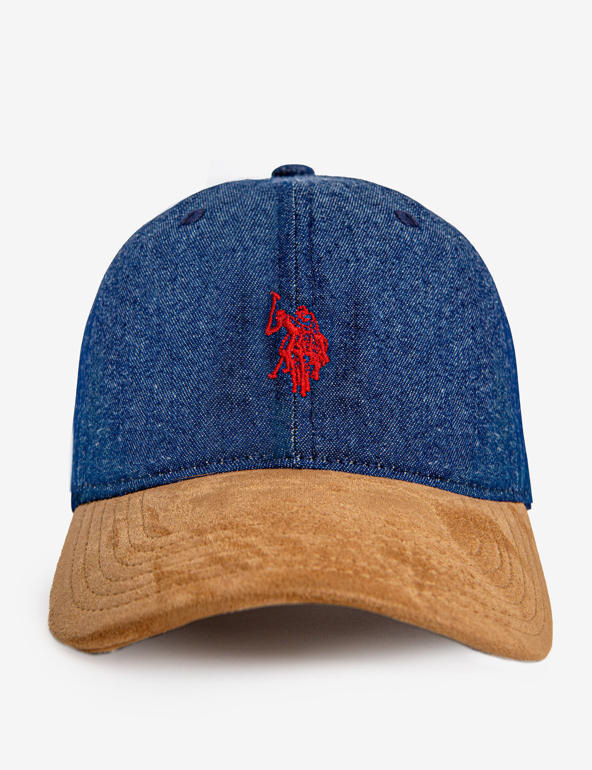 WASHED DENIM LOGO BASEBALL CAP– Polo