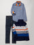 Boys 3 Piece Long Sleeve Plaid Shirt Sweater & Den - U.S. Polo Assn.