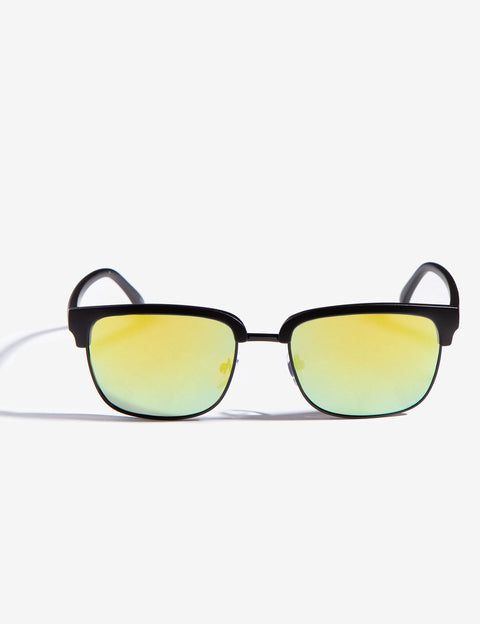 METAL RECTANGULAR TOP RIM AVIATOR SUNGLASSES - U.S. Polo Assn.