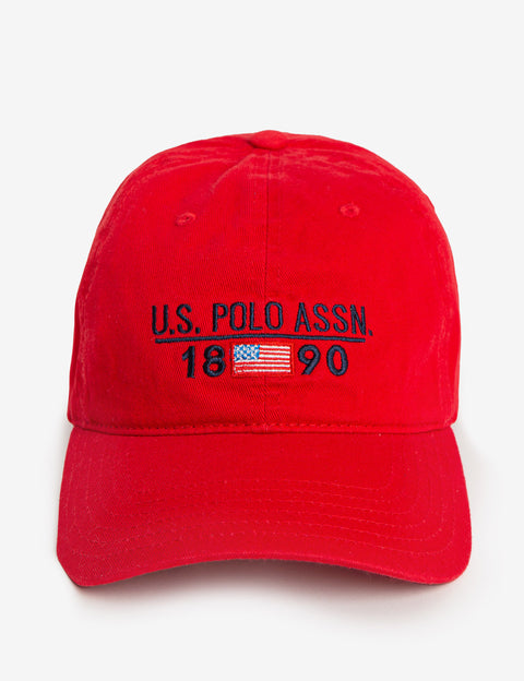 USPA FLAG LOGO BASEBALL CAP - U.S. Polo Assn.