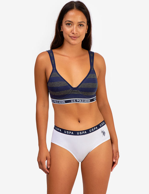 3 PACK SPORTS BRAS - U.S. Polo Assn.