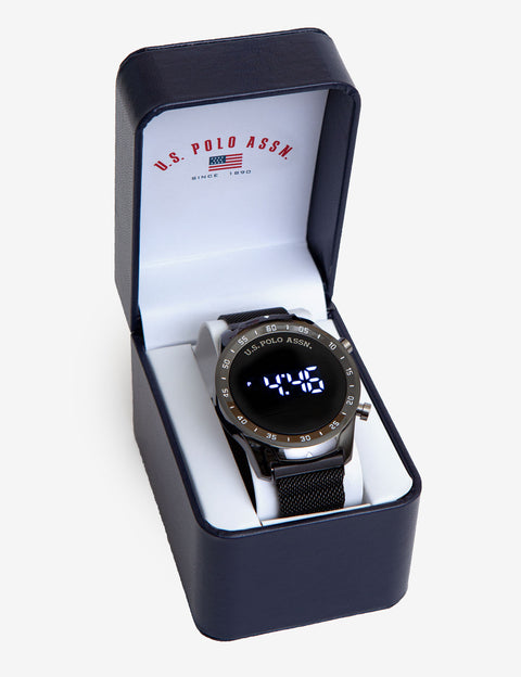 MEN'S LED MESH STRAP WATCH - U.S. Polo Assn.
