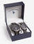HIS AND HERS GUNMETAL WATCH SET - U.S. Polo Assn.