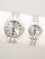 HIS AND HER'S SILVERTONE WATCH SET - U.S. Polo Assn.