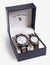 HIS AND HERS GUNMETAL WATCH SET - U.S. Polo Assn.