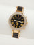 LADIES GOLD AND BLACK ENAMEL LINK WATCH - U.S. Polo Assn.