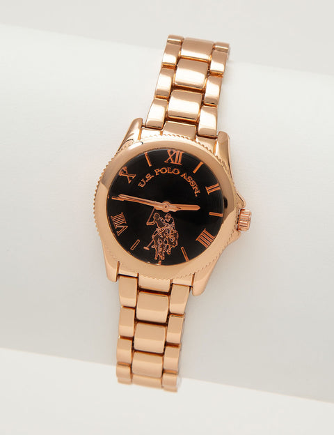 LADIES ROSE GOLD BRACELET WATCH - U.S. Polo Assn.
