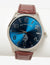 MEN'S BROWN STRAP WATCH WITH BLUE DIAL - U.S. Polo Assn.