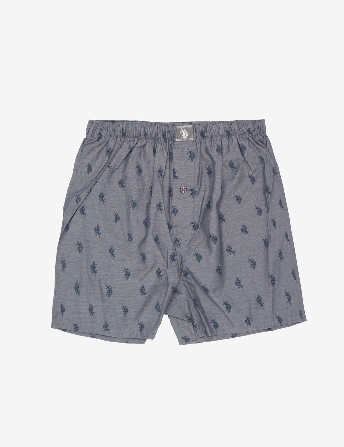 LOGO CHAMBRAY WOVEN BOXER– U.S. Polo Assn.