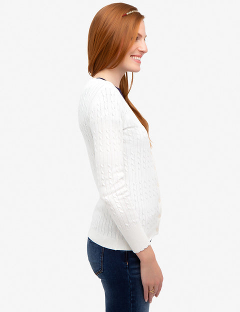 CABLE KNIT CARDIGAN - U.S. Polo Assn.