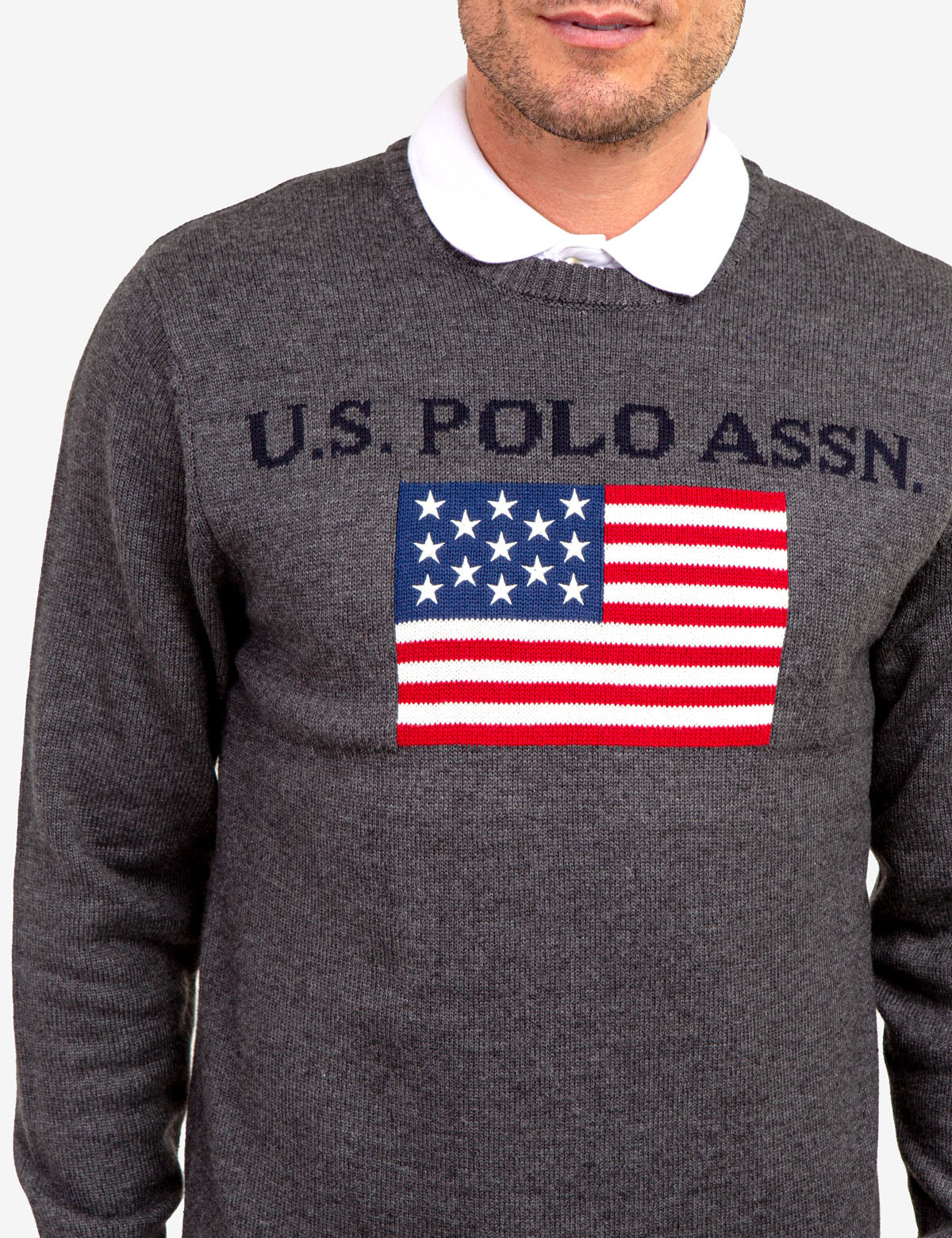 U.S. POLO ASSN. Beige Wool Turtleneck