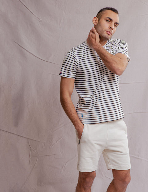 WHITE LABEL SUPIMA COTTON STRIPED T-SHIRT - U.S. Polo Assn.