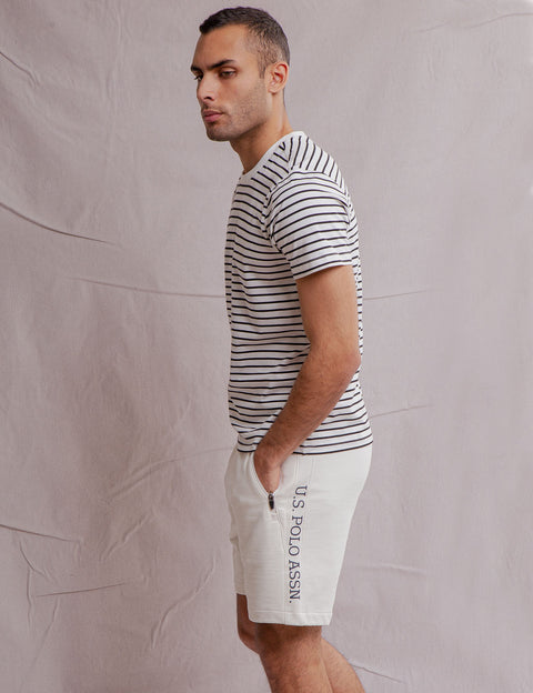 WHITE LABEL SUPIMA COTTON STRIPED T-SHIRT - U.S. Polo Assn.
