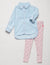 Toddler 2 Piece Set: Pleated Shirt & Leggings - U.S. Polo Assn.