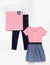GIRLS 3 PIECE SET - DRESS, TEE & LEGGINGS - U.S. Polo Assn.