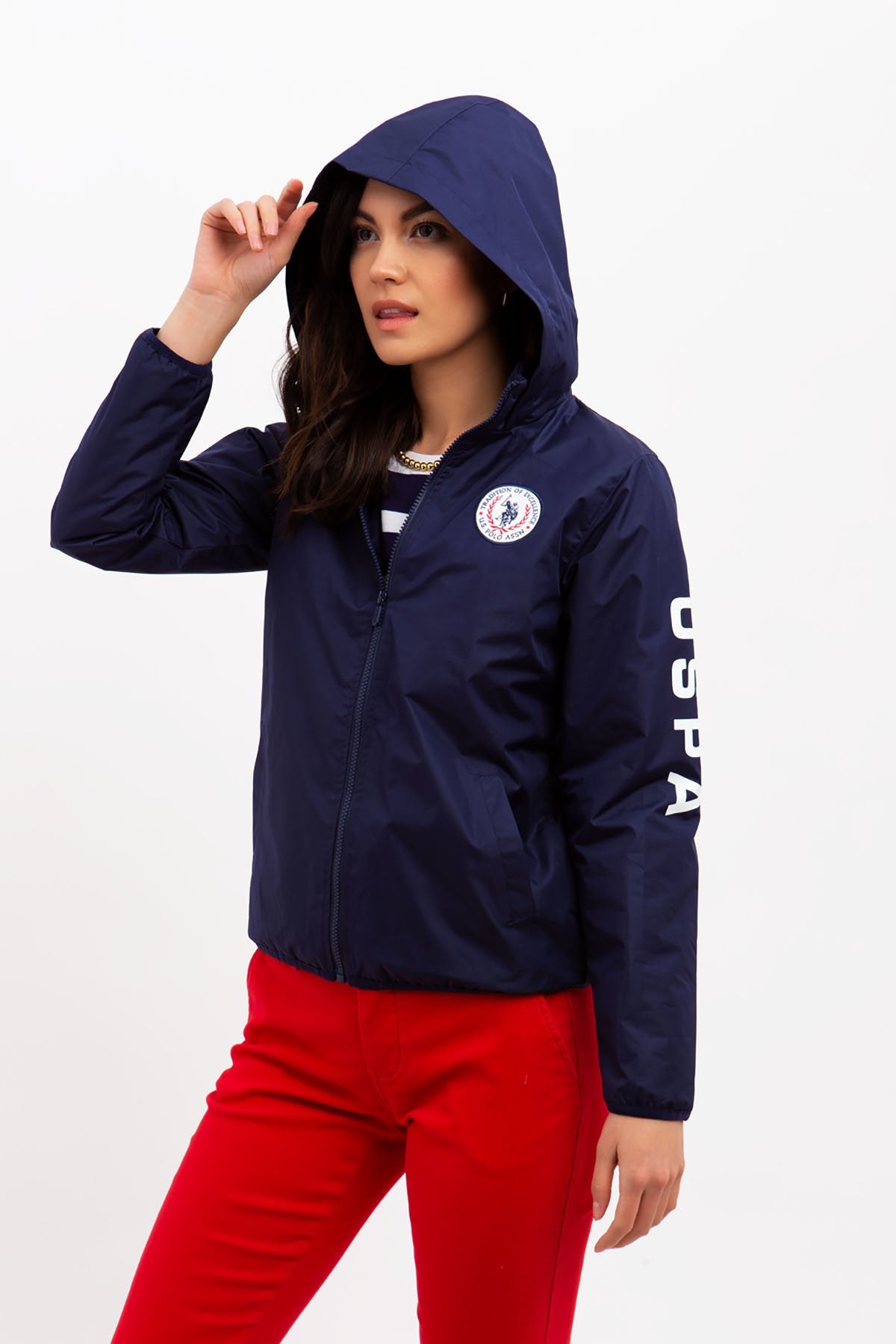 USPA LOGO JACKET WITH HOOD– U.S. Polo Assn.