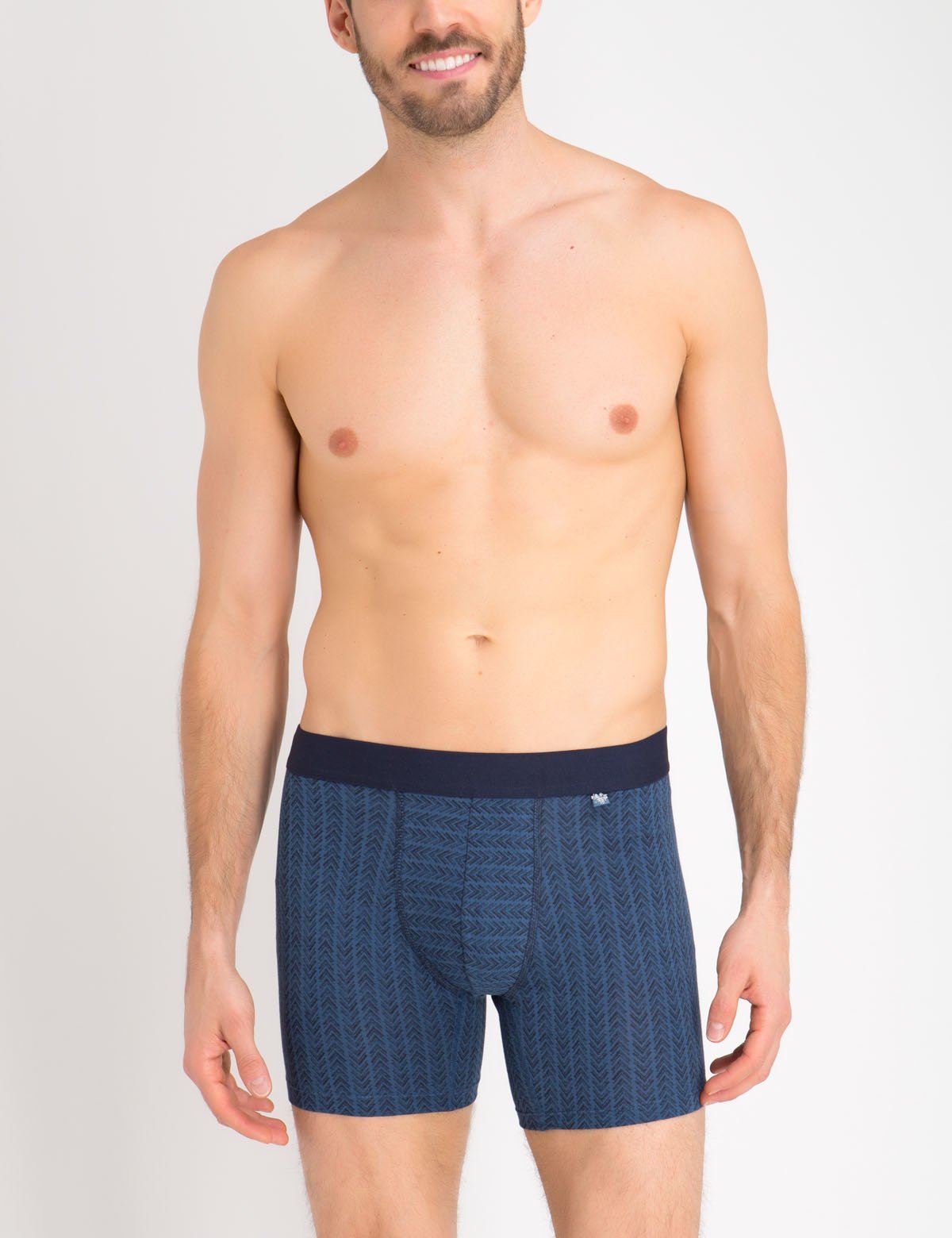 U.S. Polo Assn. Men's Cotton Stretch Mid Leg Boxer Briefs Underwear, 4.5  Inch, 3 Pack