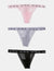 3 Pack Lace Thong - U.S. Polo Assn.