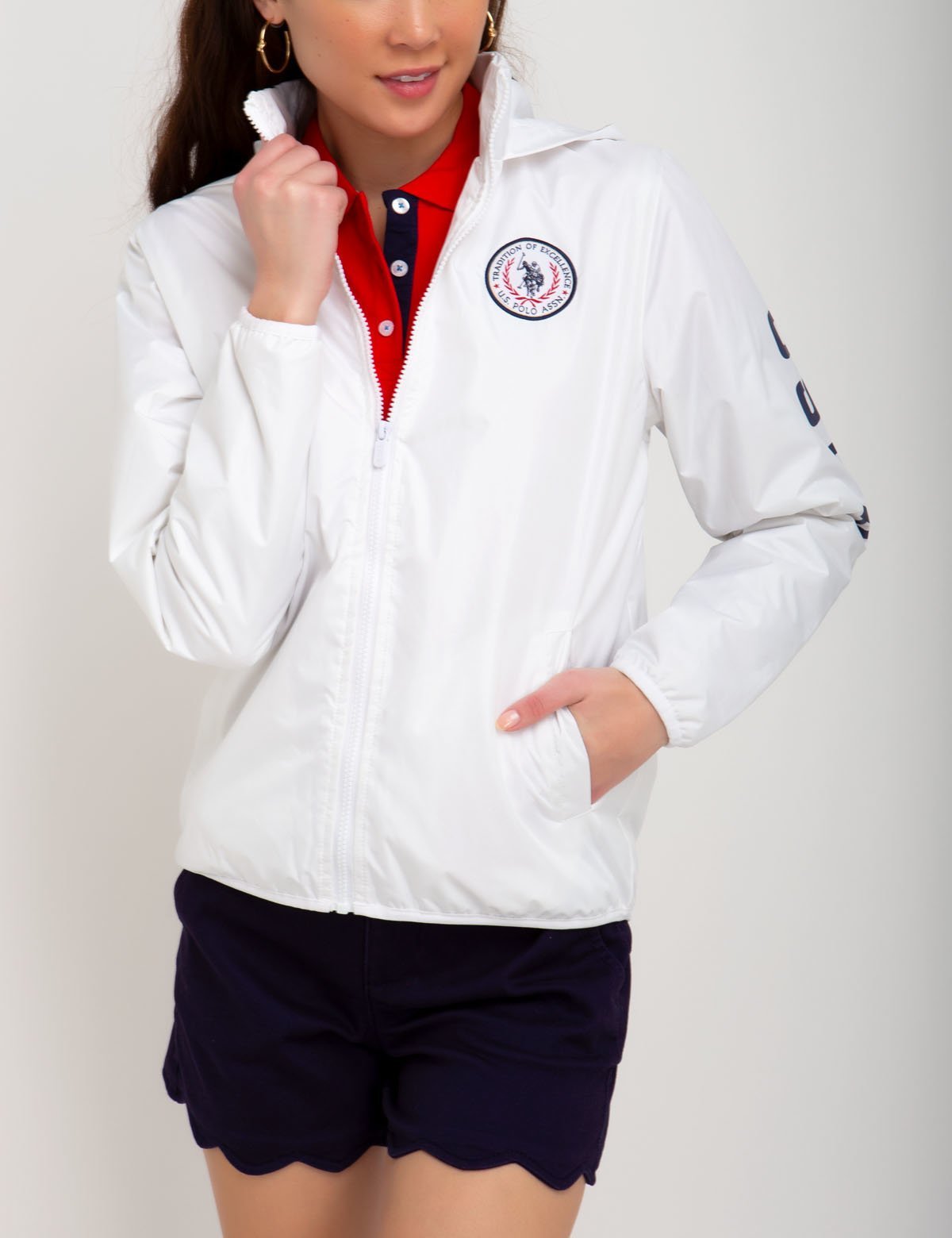 USPA LOGO JACKET WITH HOOD– U.S. Polo Assn.