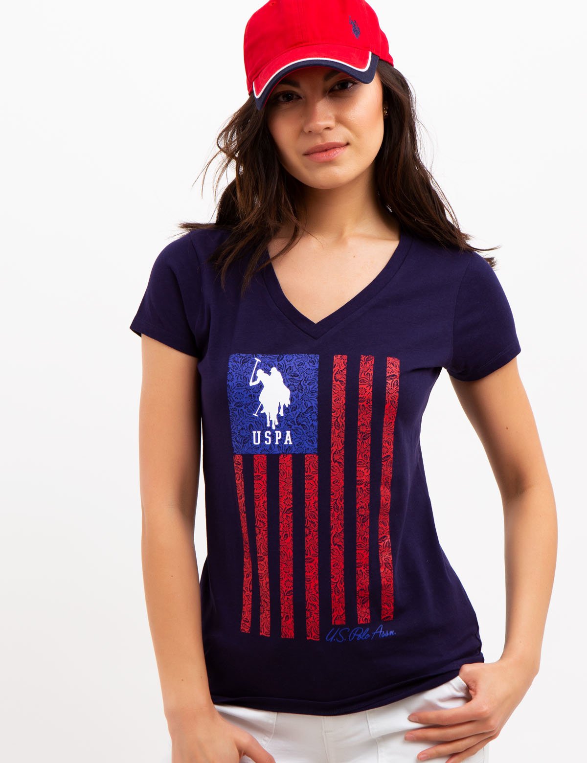 VERTICAL FLAG T-SHIRT– U.S. Polo Assn.