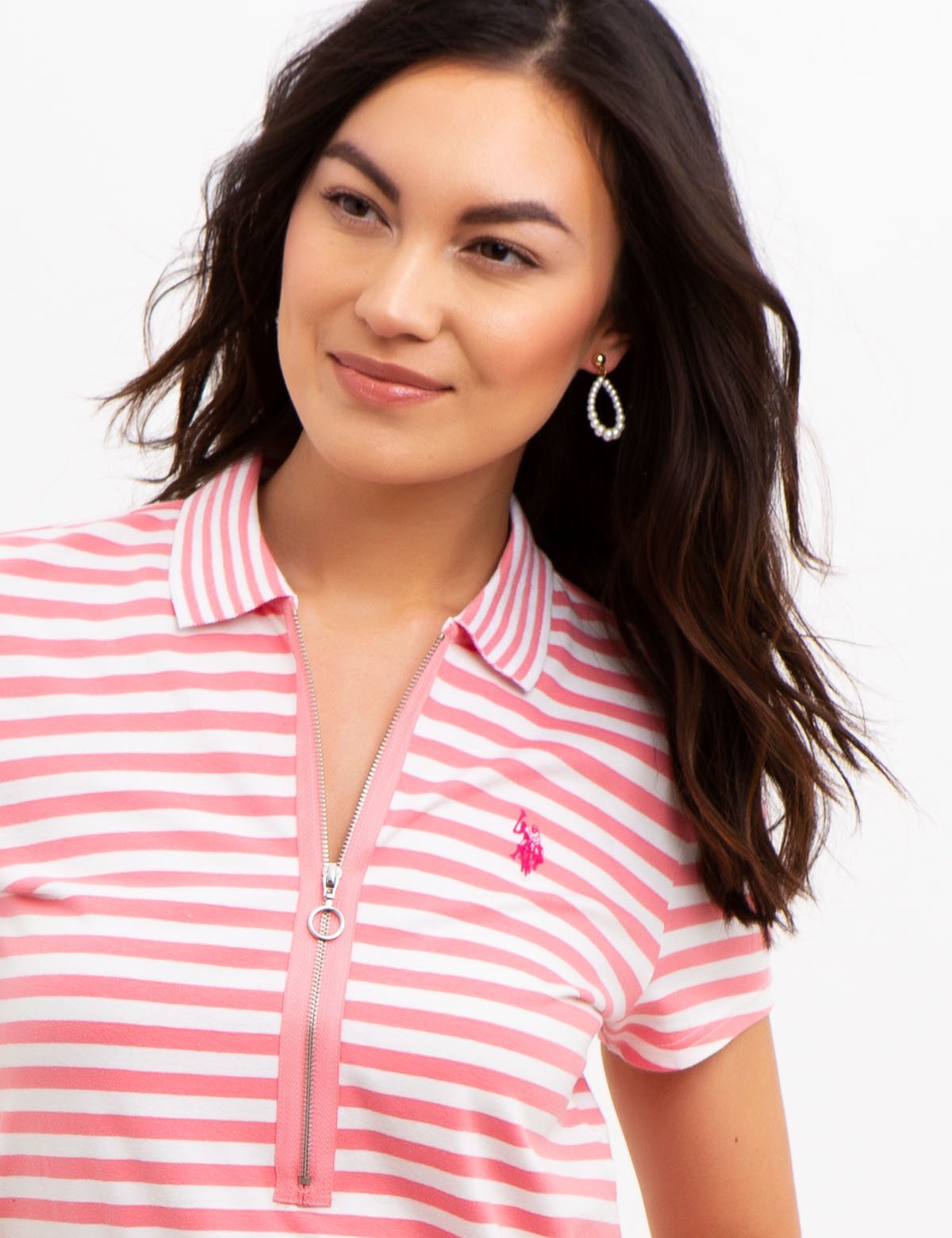 STRIPED ZIP DRESS U.S. Polo Assn.
