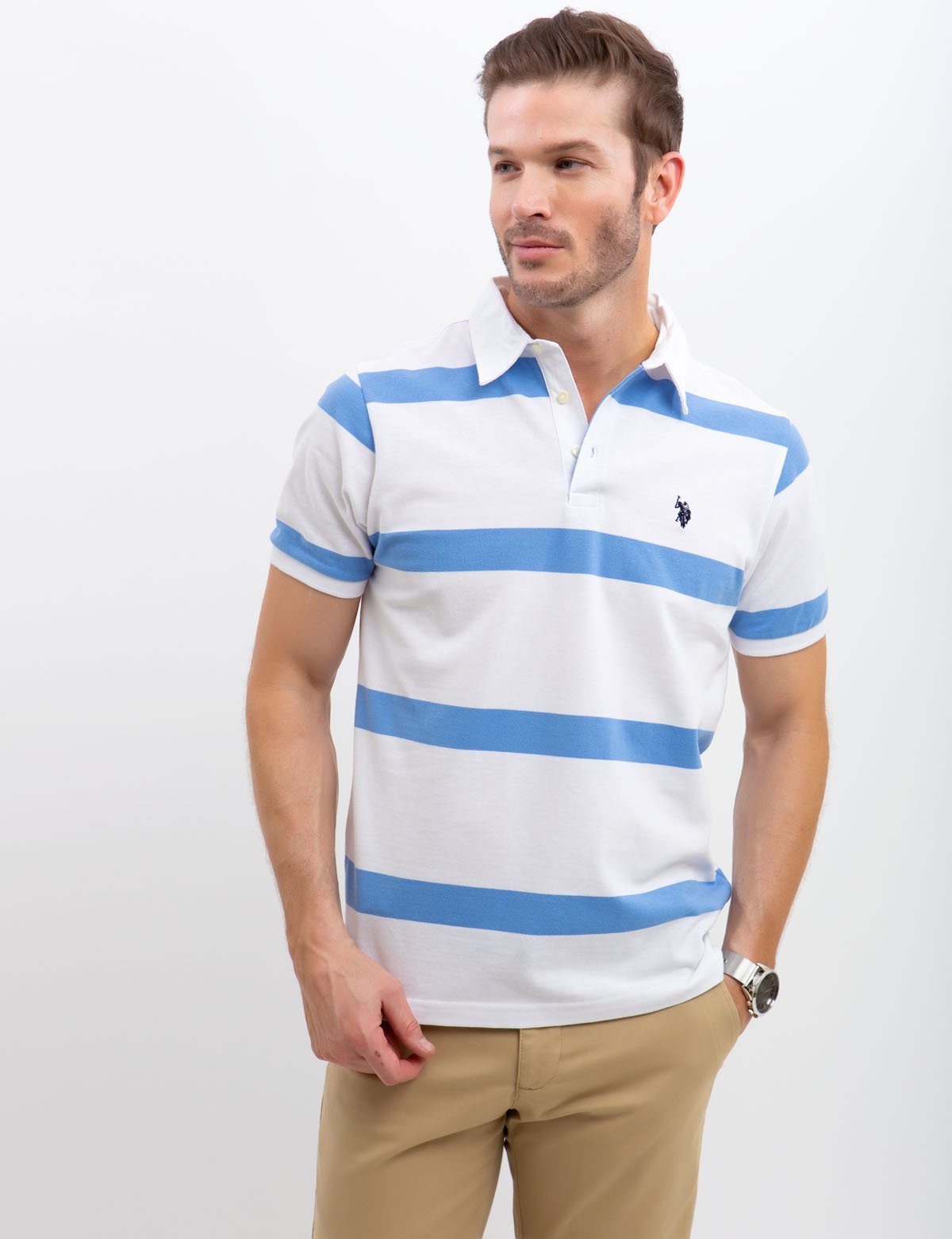 STRIPED POLO SHIRT– U.S. Polo Assn.